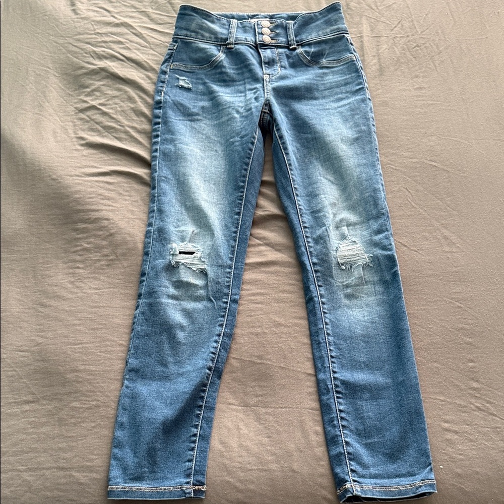 SO Kids' Blue Distressed Jeans